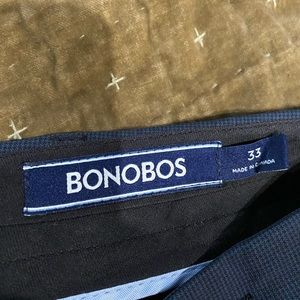 Bonobos navy trousers